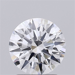 Picture of Lab Grown Diamond 1.52 Carats, Round with Ideal Cut, D Color, VS1 Clarity and Certified by IGI