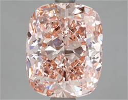 Picture of Lab Grown Diamond 3.25 Carats, Cushion with  Cut, Fancy Intense Pink Color, VVS2 Clarity and Certified by IGI