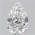 Natural Diamond 0.80 Carats, Pear with  Cut, D Color, VS2 Clarity and Certified by GIA