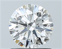 Natural Diamond 0.76 Carats, Round with Excellent Cut, H Color, VS1 Clarity and Certified by GIA