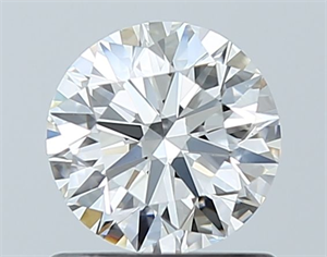 Picture of Natural Diamond 0.76 Carats, Round with Excellent Cut, H Color, VS1 Clarity and Certified by GIA