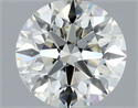 Natural Diamond 0.91 Carats, Round with Excellent Cut, K Color, VS1 Clarity and Certified by IGI