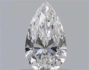 Picture of Natural Diamond 0.50 Carats, Pear with  Cut, E Color, SI1 Clarity and Certified by GIA