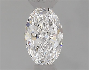 Picture of Natural Diamond 0.40 Carats, Oval with  Cut, D Color, VVS2 Clarity and Certified by GIA