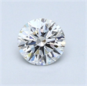 Diamante Natural 0.58 quilates, Redondo , Color E, claridad SI1 y certificado GIA