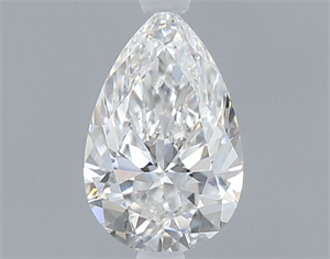 Picture of Natural Diamond 0.40 Carats, Pear with  Cut, E Color, VS2 Clarity and Certified by GIA