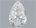 Natural Diamond 0.40 Carats, Pear with  Cut, E Color, VS2 Clarity and Certified by GIA