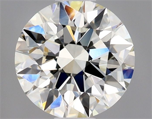 Picture of Natural Diamond 0.70 Carats, Round with Excellent Cut, K Color, VS1 Clarity and Certified by GIA