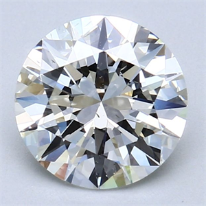 Foto Diamante Natural 1.81 quilates, Redondo , Color J, claridad SI1 y certificado GIA de