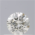 Natural Diamond 0.41 Carats, Round with Excellent Cut, H Color, IF Clarity and Certified by IGI
