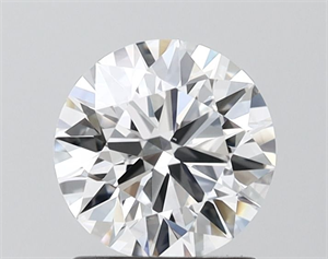 Picture of Lab Grown Diamond 1.31 Carats, Round with Ideal Cut, D Color, VVS1 Clarity and Certified by IGI