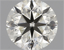 Diamante Natural 0.90 quilates, Redondo , Color J, claridad IF y certificado IGI
