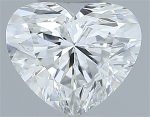 Picture of Natural Diamond 0.41 Carats, Heart with  Cut, G Color, VVS1 Clarity and Certified by GIA