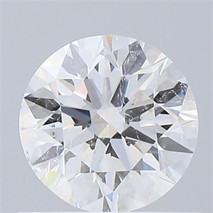 Picture of Natural Diamond 0.70 Carats, Round with Very Good Cut, E Color, SI2 Clarity and Certified by GIA