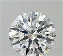 Lab Grown Diamond 3.09 Carats, Round with Ideal Cut, D Color, VS2 Clarity and Certified by IGI
