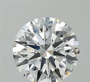 Picture of Lab Grown Diamond 3.09 Carats, Round with Ideal Cut, D Color, VS2 Clarity and Certified by IGI