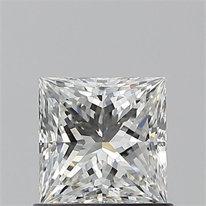 Picture of Natural Diamond 0.90 Carats, Princess with  Cut, G Color, VS2 Clarity and Certified by GIA