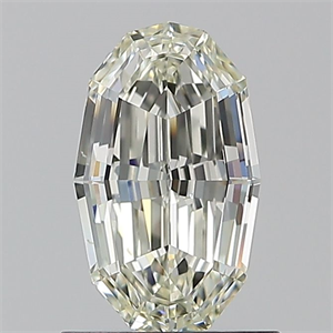 Picture of Natural Diamond 1.01 Carats, Oval with  Cut, K Color, VS2 Clarity and Certified by GIA