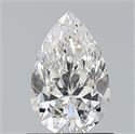 Natural Diamond 0.81 Carats, Pear with  Cut, I Color, VS1 Clarity and Certified by GIA