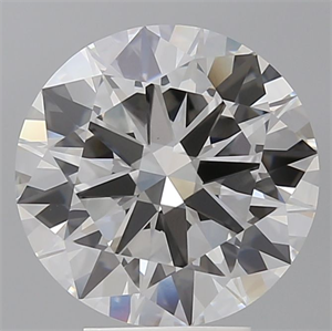 Picture of Lab Grown Diamond 4.60 Carats, Round with Excellent Cut, F Color, VVS2 Clarity and Certified by IGI