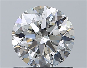 Picture of Natural Diamond 0.92 Carats, Round with Excellent Cut, H Color, SI1 Clarity and Certified by GIA