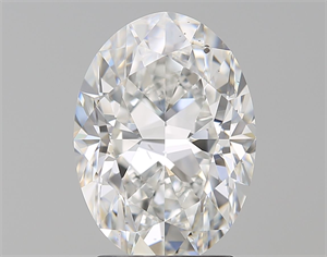 Picture of Natural Diamond 2.72 Carats, Oval with  Cut, F Color, SI1 Clarity and Certified by GIA