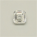 Diamante Natural 0.35 quilates, Asscher , Color F, claridad VVS1 y certificado GIA