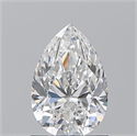 Diamante Natural 1.12 quilates, De pera , Color F, claridad VVS2 y certificado GIA