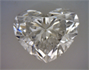 Natural Diamond 1.70 Carats, Heart with  Cut, F Color, VS1 Clarity and Certified by GIA