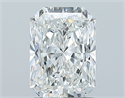 Natural Diamond 1.20 Carats, Radiant with  Cut, F Color, SI1 Clarity and Certified by GIA