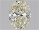Natural Diamond 1.01 Carats, Oval with  Cut, L Color, VS2 Clarity and Certified by GIA