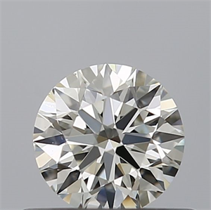 Picture of Natural Diamond 0.40 Carats, Round with Excellent Cut, I Color, VS1 Clarity and Certified by IGI