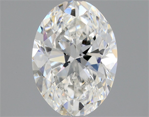Foto Diamante Natural 0.62 quilates, Ovalado , Color F, claridad SI1 y certificado GIA de