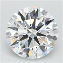 Lab Grown Diamond 3.30 Carats, Round with Ideal Cut, D Color, VVS1 Clarity and Certified by IGI