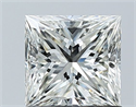Natural Diamond 1.01 Carats, Princess with  Cut, I Color, VS1 Clarity and Certified by GIA