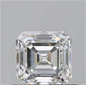 Natural Diamond 0.70 Carats, Asscher with  Cut, H Color, VVS2 Clarity and Certified by GIA