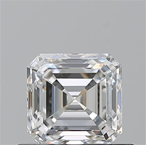 Picture of Natural Diamond 0.70 Carats, Asscher with  Cut, H Color, VVS2 Clarity and Certified by GIA