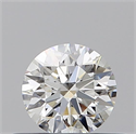 Natural Diamond 0.41 Carats, Round with Excellent Cut, H Color, VS2 Clarity and Certified by GIA