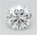 Lab Grown Diamond 1.08 Carats, Round with Ideal Cut, D Color, VVS2 Clarity and Certified by IGI