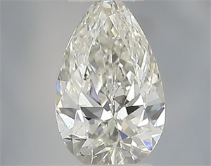 Picture of Natural Diamond 0.30 Carats, Pear with  Cut, H Color, SI1 Clarity and Certified by IGI