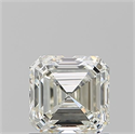 Diamante Natural 1.01 quilates, Asscher , Color K, claridad VS2 y certificado GIA