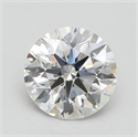 Lab Grown Diamond 2.58 Carats, Round with Ideal Cut, F Color, VS1 Clarity and Certified by IGI