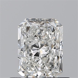 Picture of Natural Diamond 0.52 Carats, Radiant with  Cut, G Color, IF Clarity and Certified by GIA