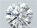 Natural Diamond 1.01 Carats, Round with Excellent Cut, I Color, VS2 Clarity and Certified by GIA