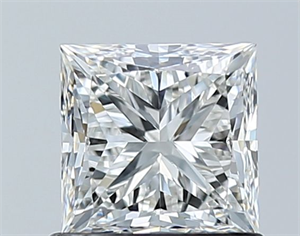 Picture of Natural Diamond 1.01 Carats, Princess with  Cut, G Color, VS2 Clarity and Certified by GIA