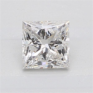 Picture of Natural Diamond 0.82 Carats, Princess with  Cut, F Color, I1 Clarity and Certified by GIA