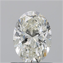 Diamante Natural 0.90 quilates, Ovalado , Color K, claridad VS1 y certificado GIA
