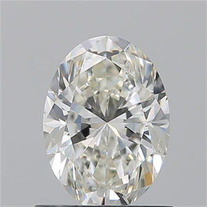 Foto Diamante Natural 0.90 quilates, Ovalado , Color K, claridad VS1 y certificado GIA de