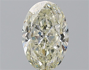 Foto Diamante Natural 1.70 quilates, Ovalado , Color L, claridad SI2 y certificado GIA de