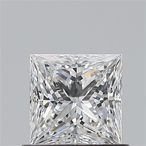 Picture of Natural Diamond 0.70 Carats, Princess with  Cut, E Color, VVS2 Clarity and Certified by GIA